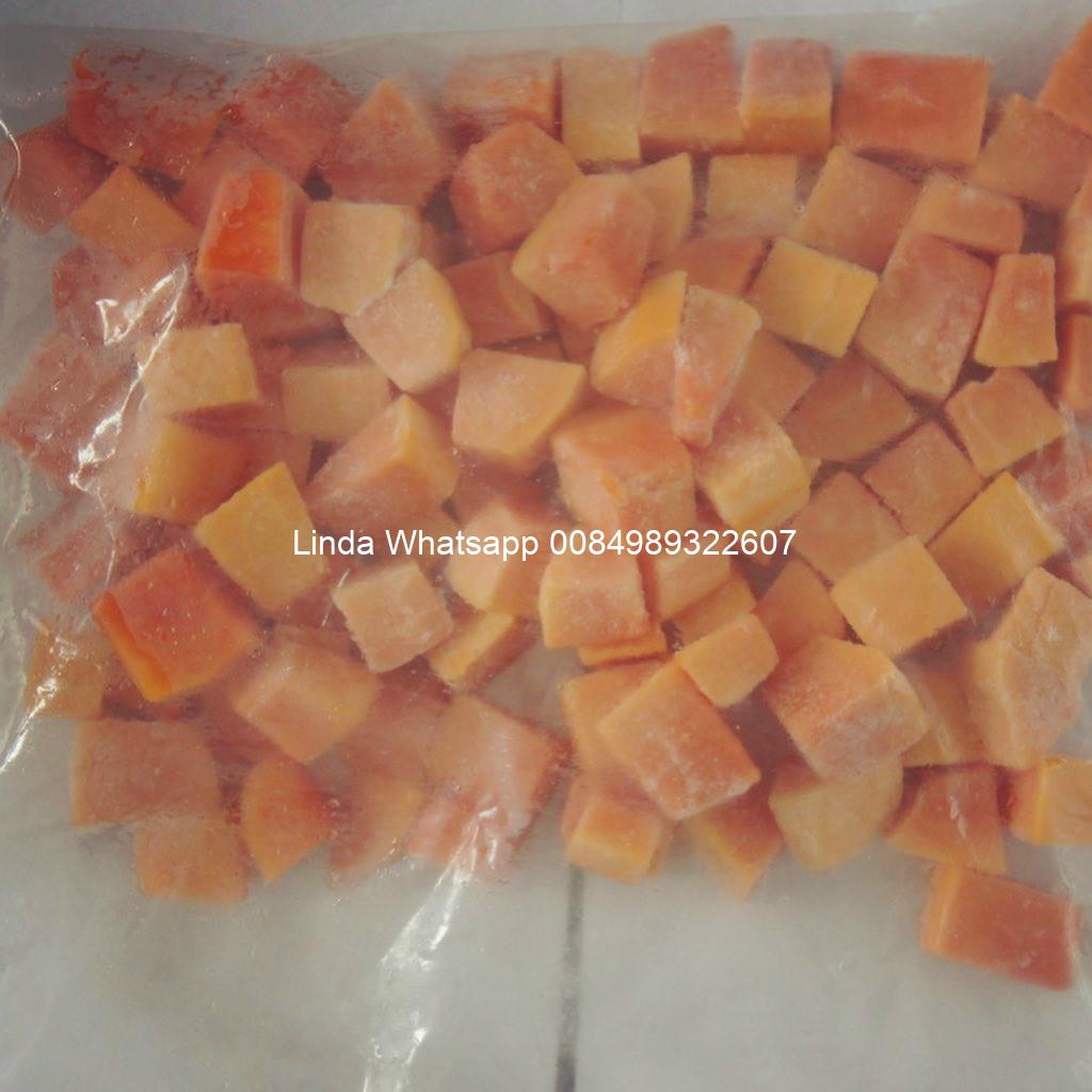 Frozen Papaya cube Frozen Papaya cube